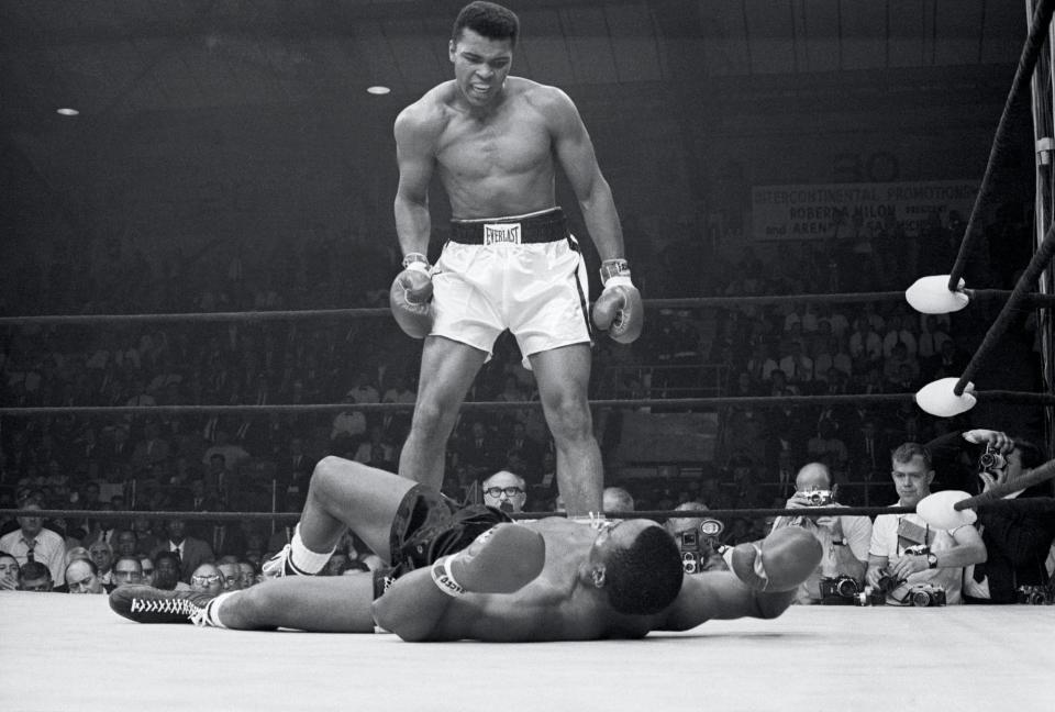 Muhammad Ali defeated Sonny Liston in 1965.