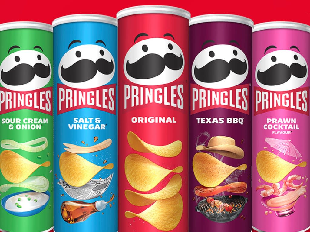 Pringles first rebrand in 20 years (Pringles/Kellogg’s)