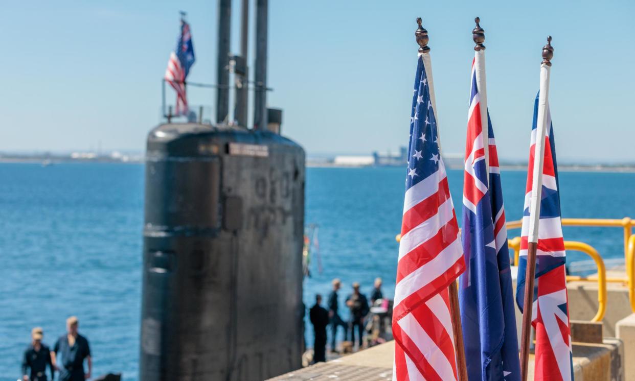 <span>New legislation would allow for naval nuclear propulsion facilities to be created, including for storing or disposing of radioactive waste from Aukus submarines.</span><span>Photograph: Richard Wainwright/AAP</span>