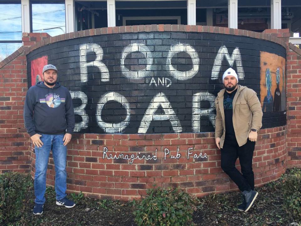Brothers Jamie Sprowles, left, and Justin Sprowles opened Room and Board in NoDa.