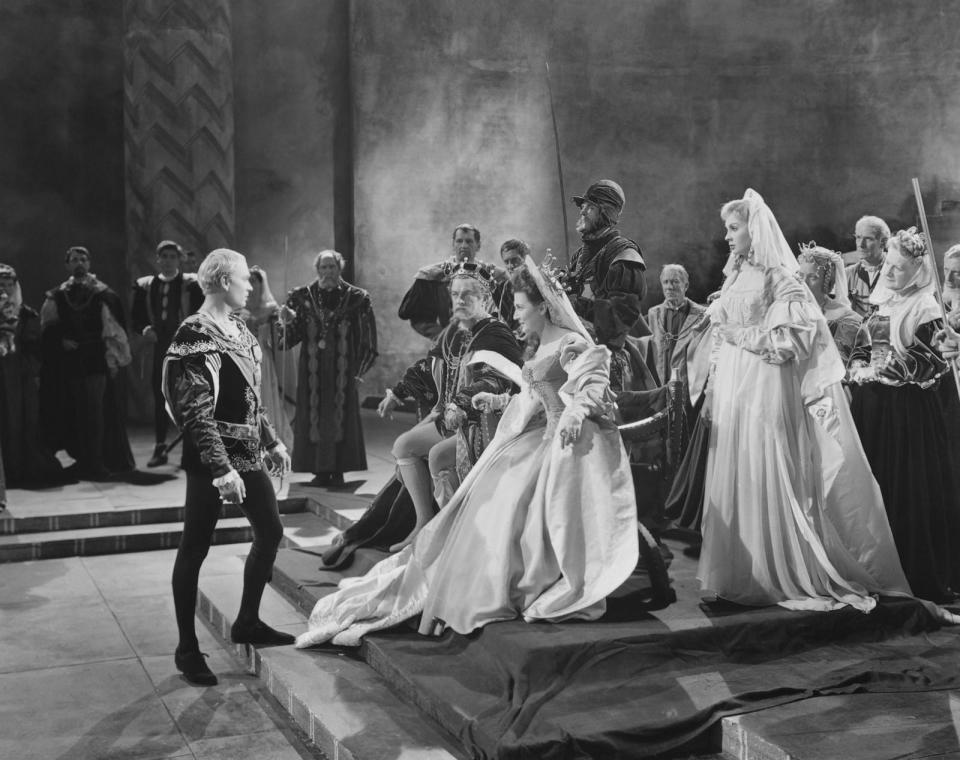 PHOTO: Laurence Olivier in a scene from the 1948 film 'Hamlet.' (John Springer Collection/Corbis via Getty Images, FILE)