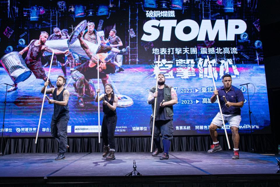 STOMP現場演奏十分精采。開麗娛樂提供