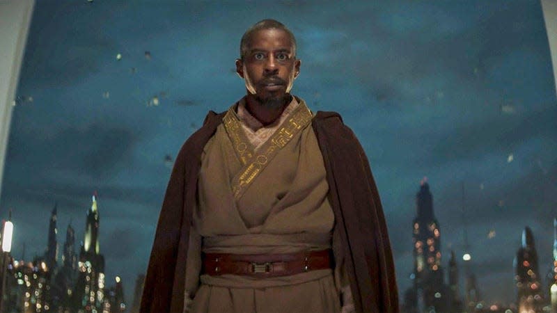 Ahmed Best as Kelleran Beq in The Mandalorian. 