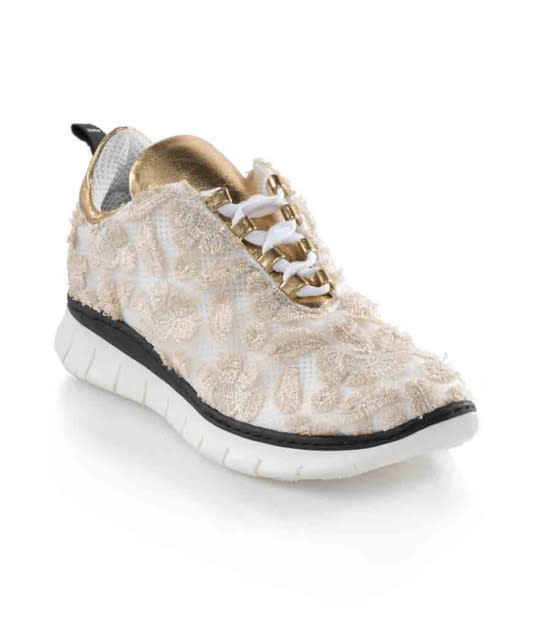 PINKO Embroidered Mesh Sneakers