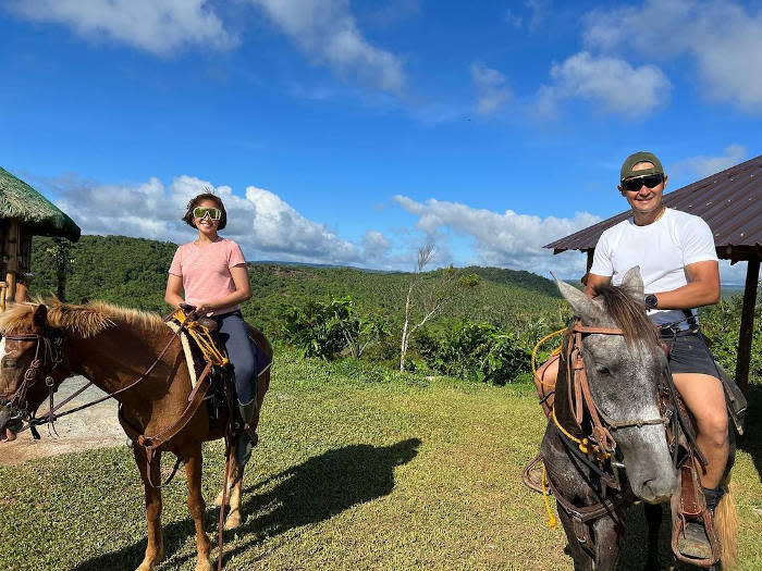 Sarah has been enjoying her married life with Matteo Guidicelli