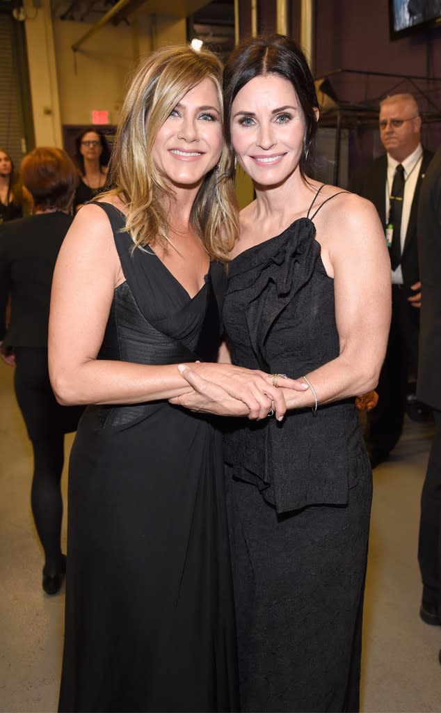 Courteney Cox and Jennifer Aniston