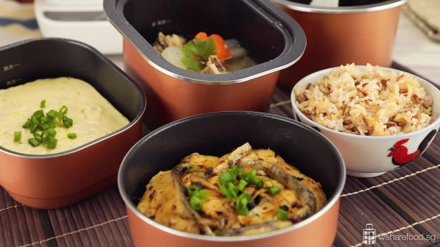 Wholesome meal for two with Mayer Set Meal Cooker