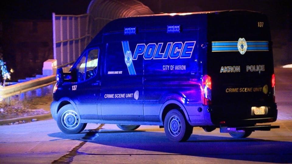 An Akron Police Crime Scene Unit was called to the scene of an officer-involved shooting that resulted in a man's death Thursday on 26th Street Southwest in Akron's Kenmore neighborhood.