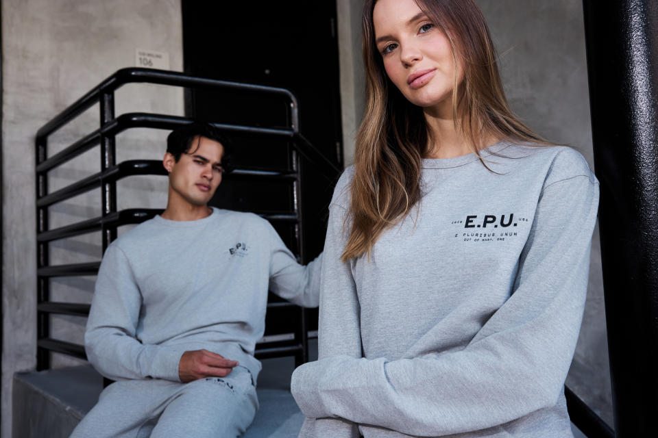 Activewear looks from E.P.U.