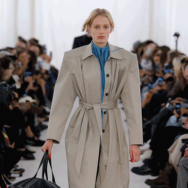 <p>The classic khaki trenchcoat is much more than a wardrobe basic; for spring it promises to be one of the most fashion-forward and functional pieces in your closet. As an upcoming film intended to coincide with Burberry’s 160th anniversary, <a rel="nofollow noopener" href="http://www.vogue.com/13498724/domhnall-gleeson-sienna-miller-the-tale-of-thomas-burberry-film?mbid=synd_yahoolife" target="_blank" data-ylk="slk:The Tale of Thomas Burberry;elm:context_link;itc:0;sec:content-canvas" class="link "><em>The Tale of Thomas Burberry</em></a>, will undoubtedly remind us, this now-omnipresent topper was originally a military garment. A sort of hybrid of the mackintosh and greatcoat that preceded it, it became standard kit for officers serving in a then-new arena for warfare: soggy trenches. Made of weatherproofed material, it was designed to protect the wearer; its neutral shade, to camouflage.</p> <p>It’s been ages since the trench first took to the streets and <a rel="nofollow noopener" href="http://www.vogue.com/13403984/burberry-trenchcoat-movies-and-television?mbid=synd_yahoolife" target="_blank" data-ylk="slk:the big screen;elm:context_link;itc:0;sec:content-canvas" class="link ">the big screen</a>, where it has helped create memorable and much-loved characters: Just try to imagine Chief Inspector Clouseau or Holly Golightly without a trusty trenchcoat. <em>C’est impossible!</em> For spring, designers took this familiar piece and considered it afresh; it was maxi length at Valentino, roomy at Stella McCartney, and broad-shouldered at Vetements. Can’t wait to belt one on and be the heroine of your own costume drama? You don’t have to. Inspired by not-yet-in-store Spring toppers, Vogue.com Market Editor Chelsea Zalopany has found 11 trenches to buy now, and wear forever.</p>