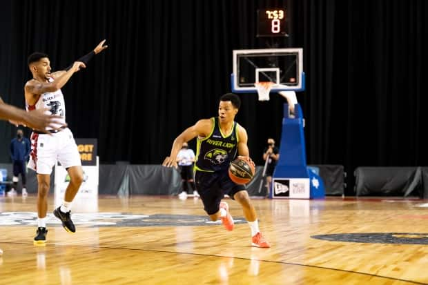 Niagara's Trae Bell-Haynes is seen above during the CEBL's 2020 Summer Series. Commissioner Mike Morreale said Monday the league is on track for its June 24 start date to return to home markets. (CEBL - image credit)