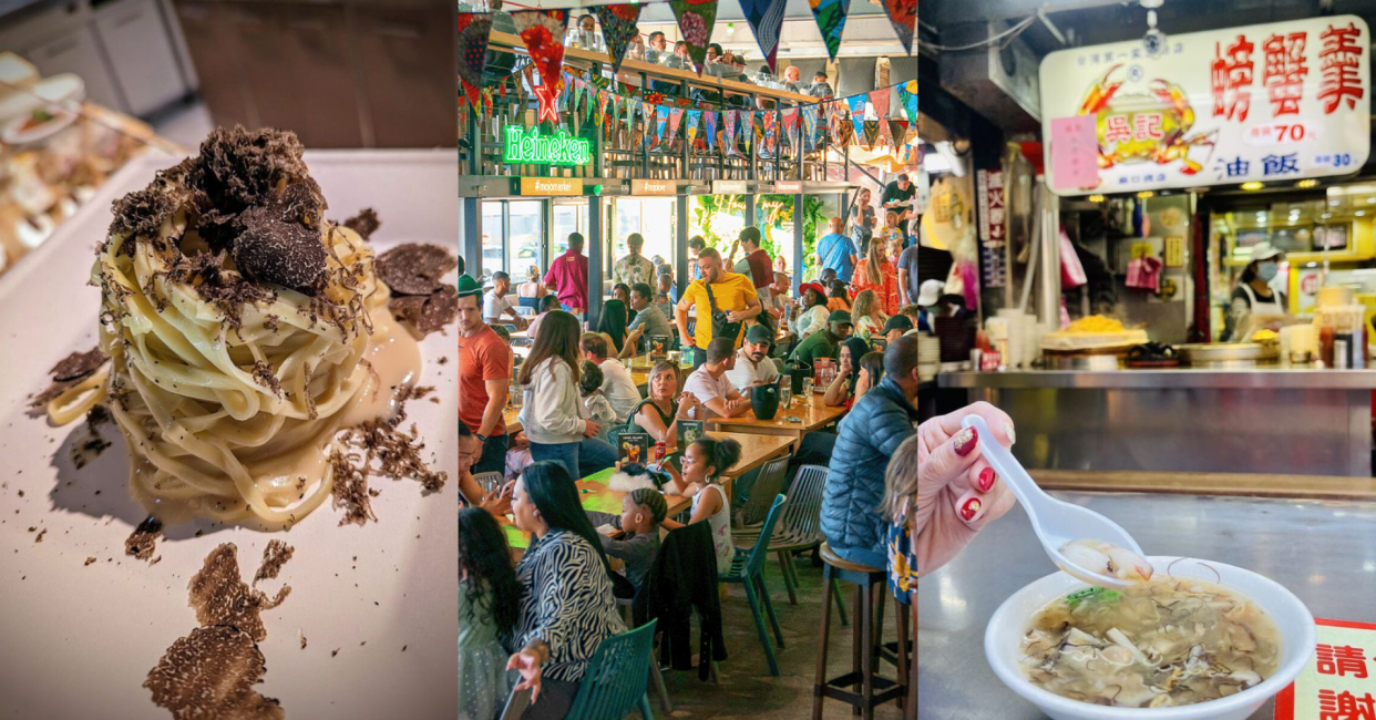 Three Worldwide Food Courts, Two Images of Food