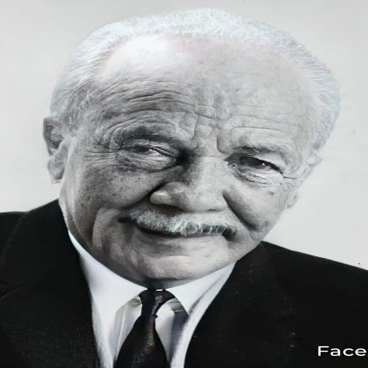 Quincy looking old via AI technology