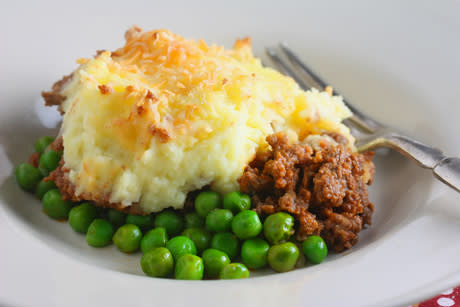 Shepherd's Pie with Peas