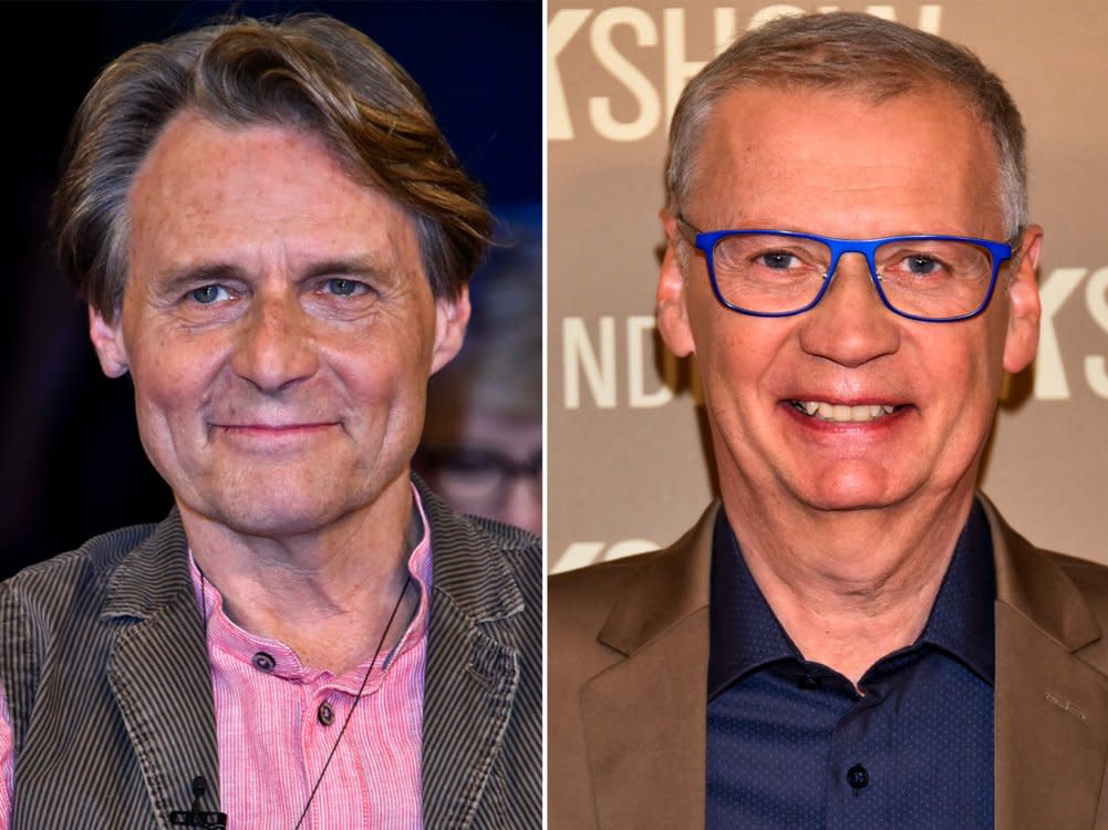 Wolfgang Bahro (li.) und Günther Jauch durften Kader-Mitglieder für die Heim-EM verkünden. (Bild: ddp images / ddp images)