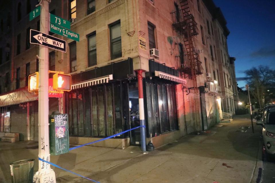 The man was stabbed to death at the Catch 22 bar on 3rd Avenue and 73rd Street in Brooklyn. G.N.Miller/NYPost