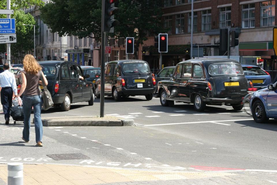 <p>Some 4,000 black taxi drivers said to be behind legal action</p> (Getty Images)