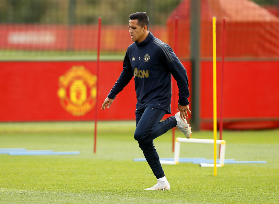 Champions League -Manchester United Training