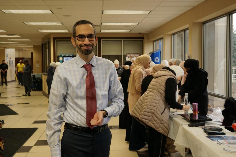 “No one I called and talked with (in Syria) over the last few days had a standing home anymore,” Dr. Iyad Azrak, a Syrian American ophthalmologist who lives in Dublin, said of earthquake victims.  He led a fundraising drive for victims Friday at Noor Islamic Cultural Center in Hilliard.