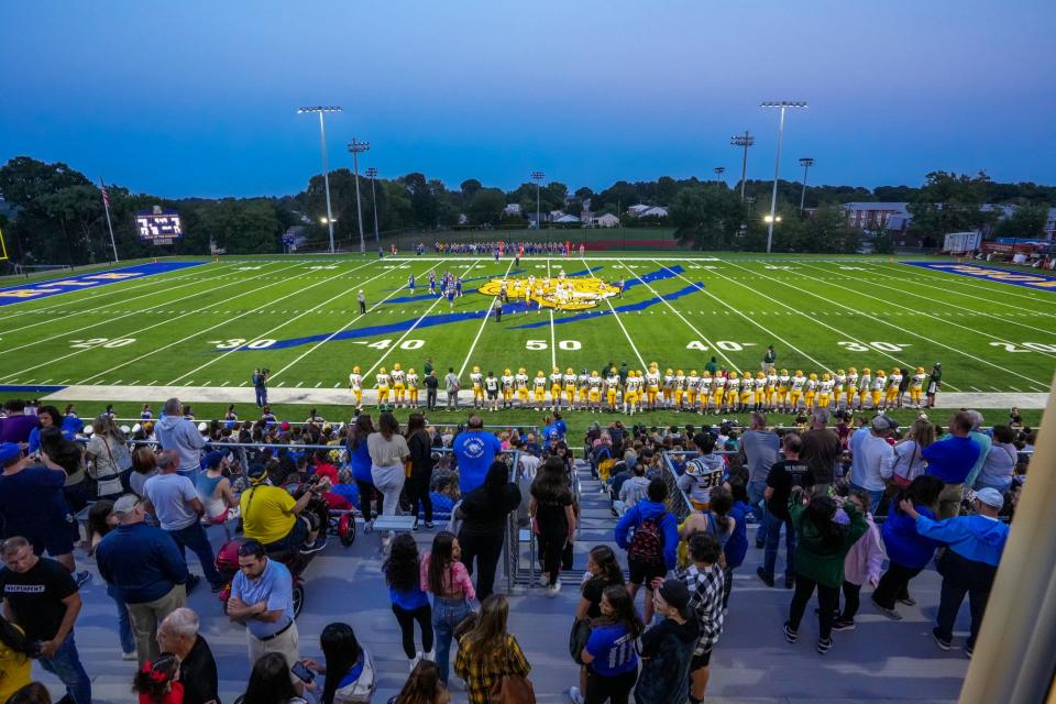 North Providence's new, multipurpose field made its sparkling debut this fall.