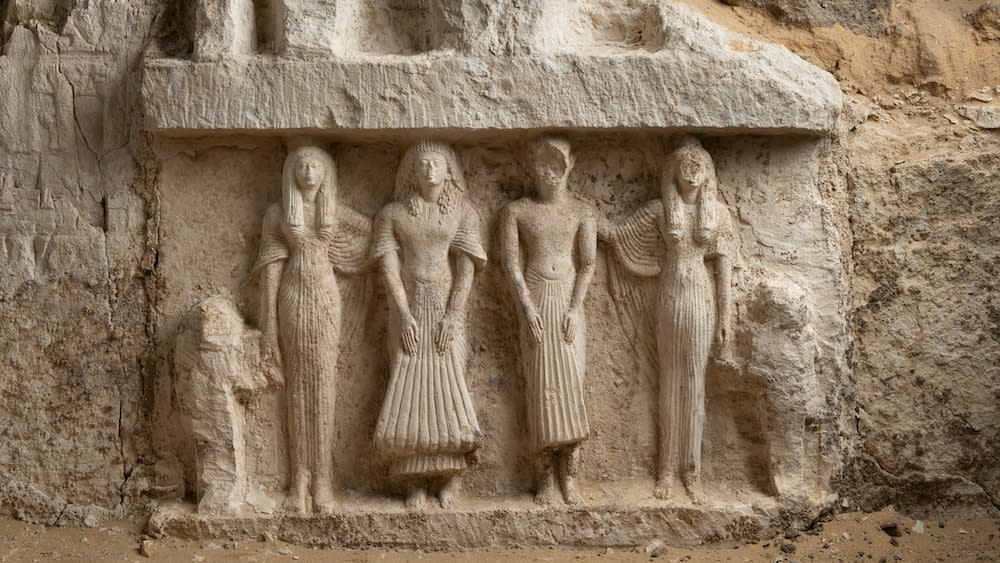  This is the largest relief found at the tomb of Panehsy in Saqqara.  