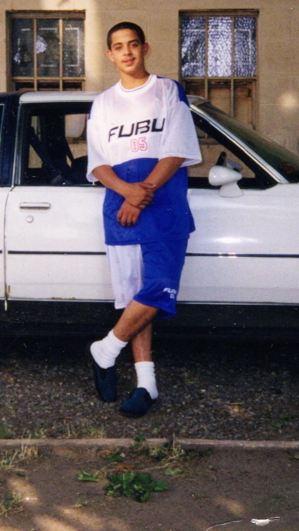 Mario Monteiro at age 16. A year later, in 2001, he fatally shot an innocent bystander during a gang-related conflict and was sentenced to two mandatory consecutive life terms.