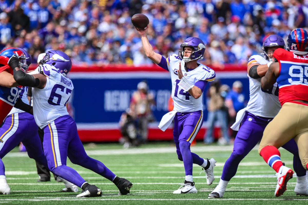 Sam Darnold shines in his Minnesota Vikings debut vs. New York Giants