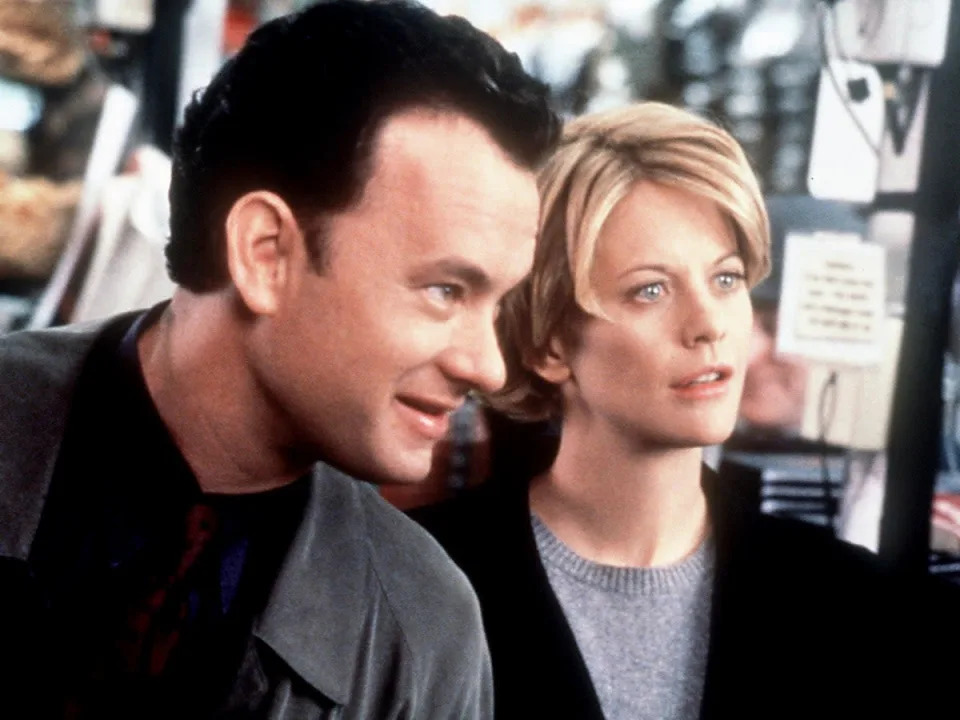 Tom Hanks y Meg Ryan en 'Tienes un correo' (Warner Bros)