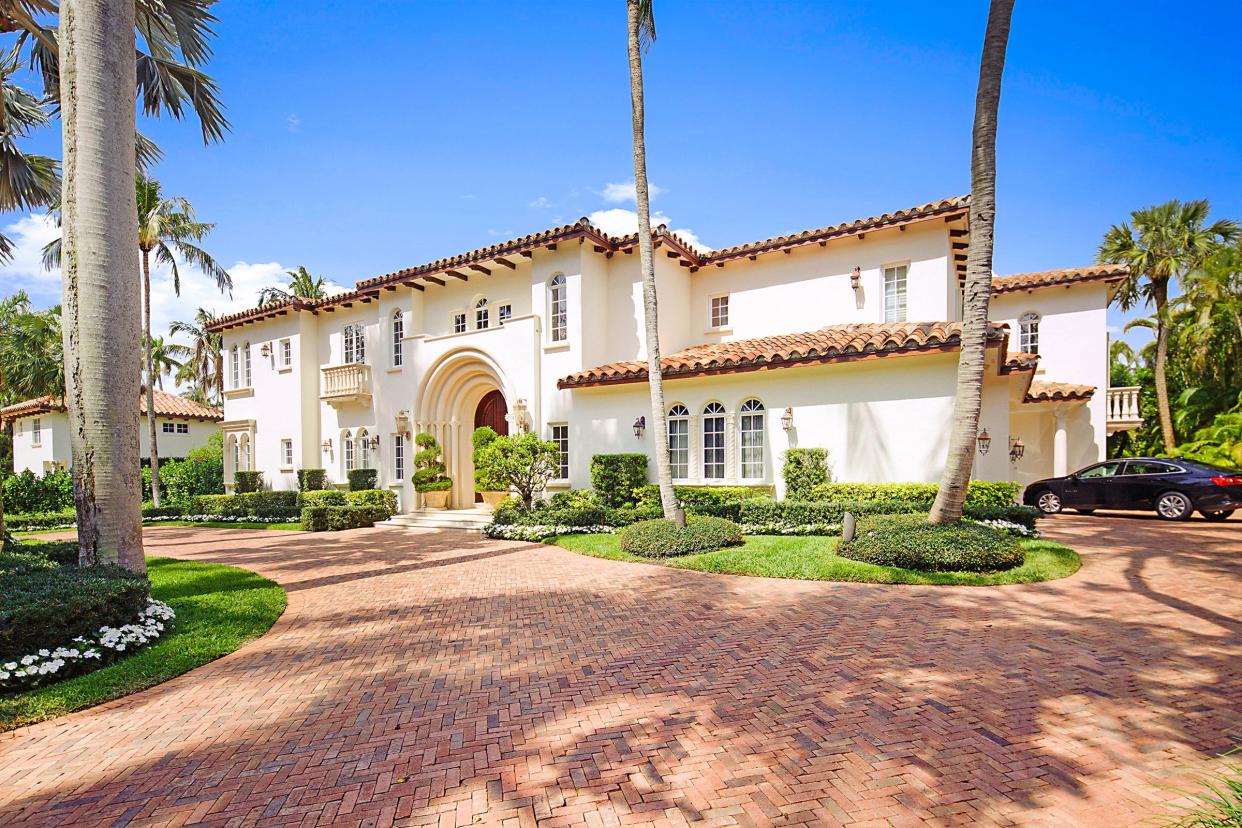 A Mediterranean-style estate on an acre at 5 Via Sunny in Midtown Palm Beach entered the market April 1 with an asking price of $44.95 million.