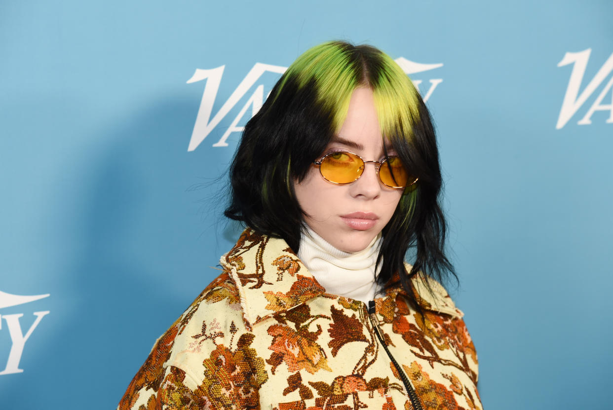 Billie Eilish pictured at the 2019 Variety's Hitmakers Brunch 