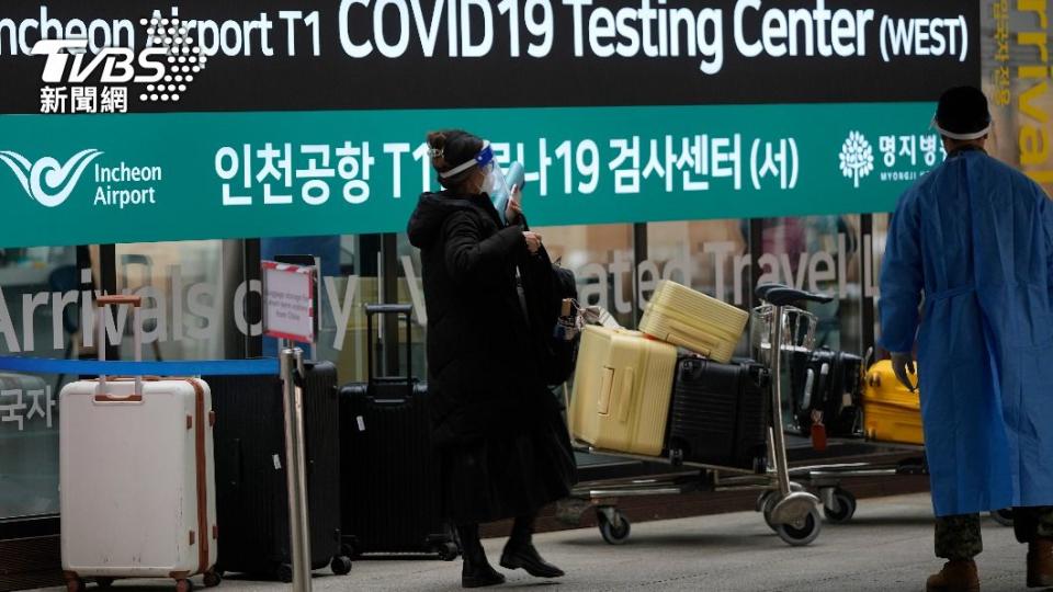 中國旅客入境南韓需提供篩檢陰性證明。（示意圖／達志影像美聯社）
