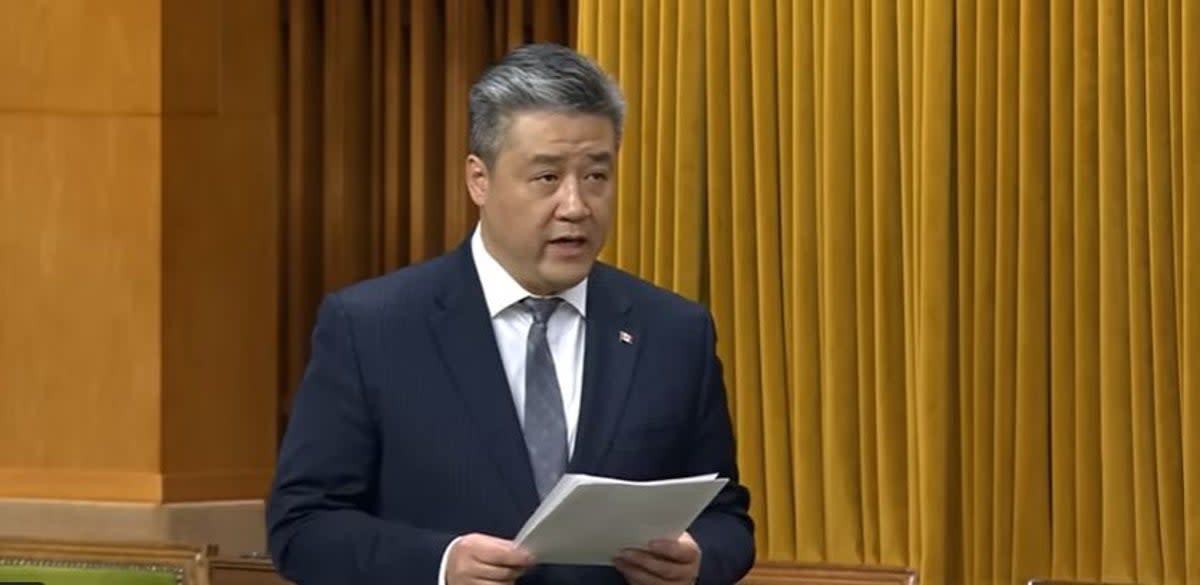 Canadian lawmaker Han Dong quits Liberal caucus (Screengrab/ Global News)