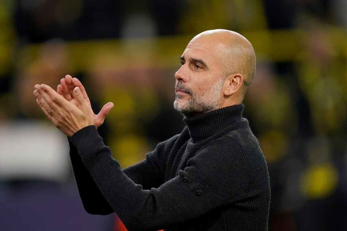 Manchester City manager Pep Guardiola could be about to sign a new contract (Tim Goode/PA) (PA Wire)