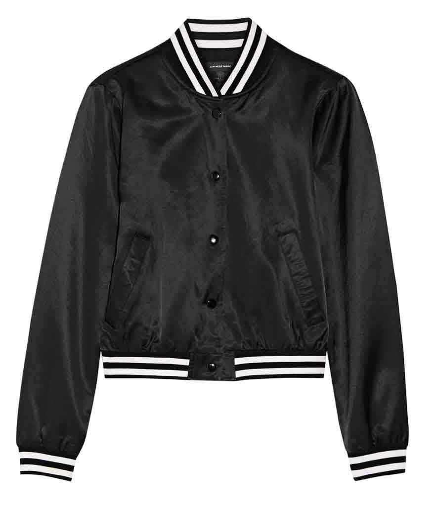 R13 Roadie Embroidered Satin Bomber Jacket