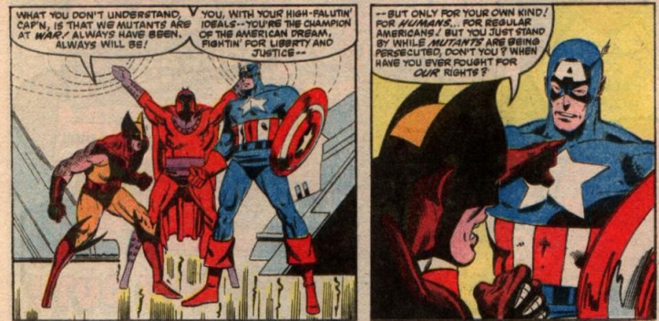 Wolverine Confronts Captain America in Secret Wars