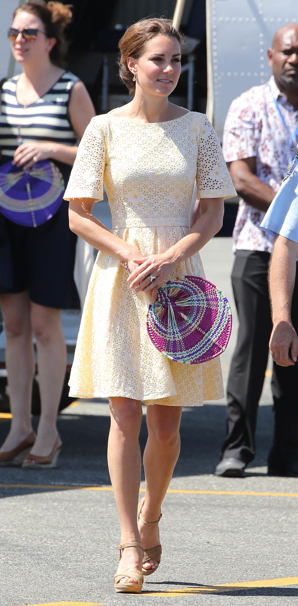 Another one of Kate’s mystery dresses on the Australia tour in 2014 [Photo: Getty]