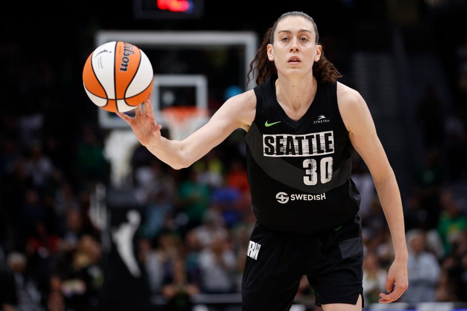 Breanna Stewart, a perennial All-Star who plays for the WNBA’s Seattle Storm, spoke candidly with USA TODAY Sports about how she thinks restricted reproductive rights will impact professional athletes.