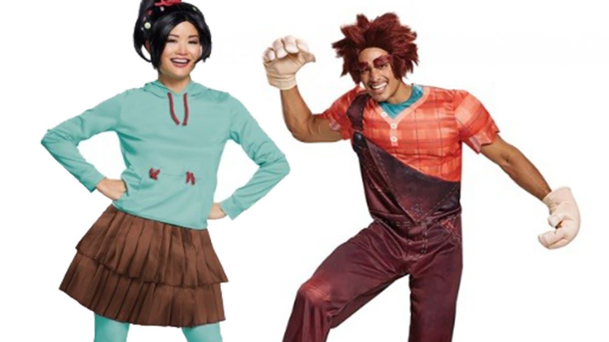 disney couples costumes ralph and vanellope