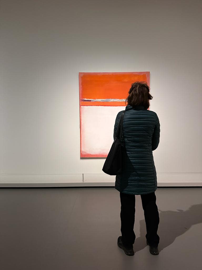 Mark Rothko's "No.18" (1951) at the Foundation Louis Vuitton in Paris