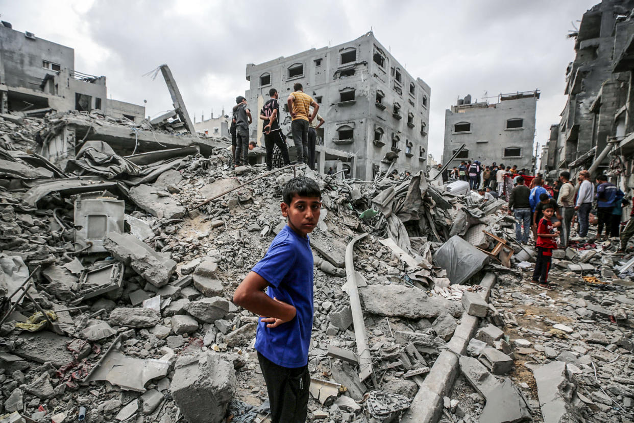Aftermath of Israeli Airstrike In Gaza, Palestine (Majdi Fathi / NurPhoto via AP)