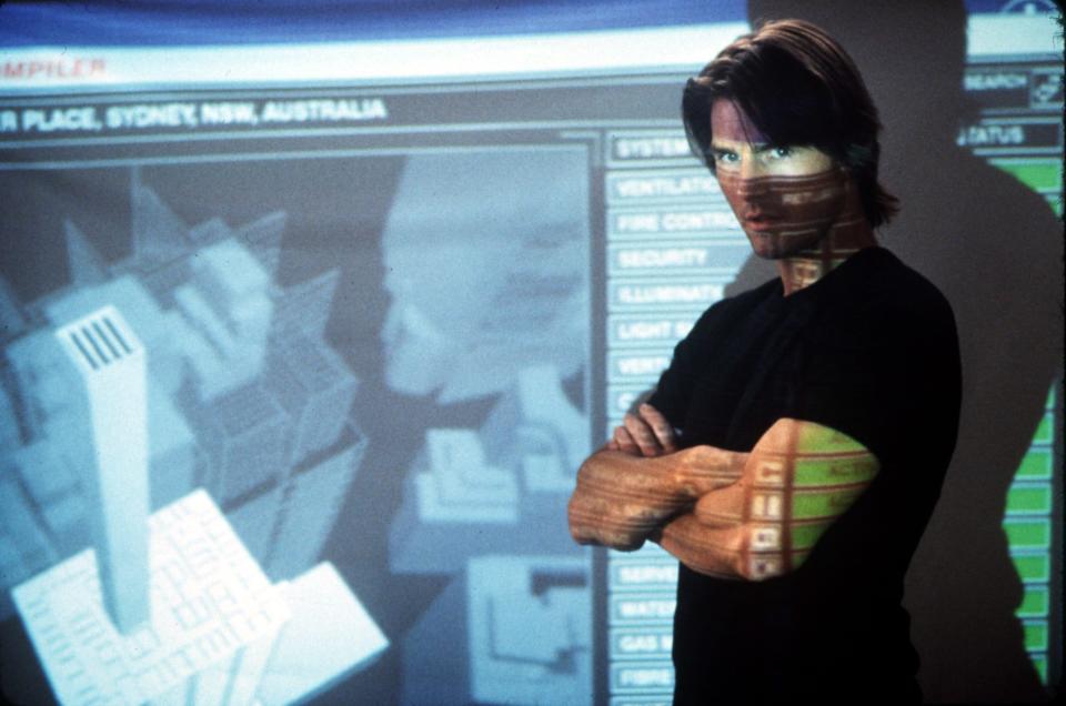 Ethan (Tom Cruise) teams with a thief to stop a deadly virus in "Mission: Impossible 2."