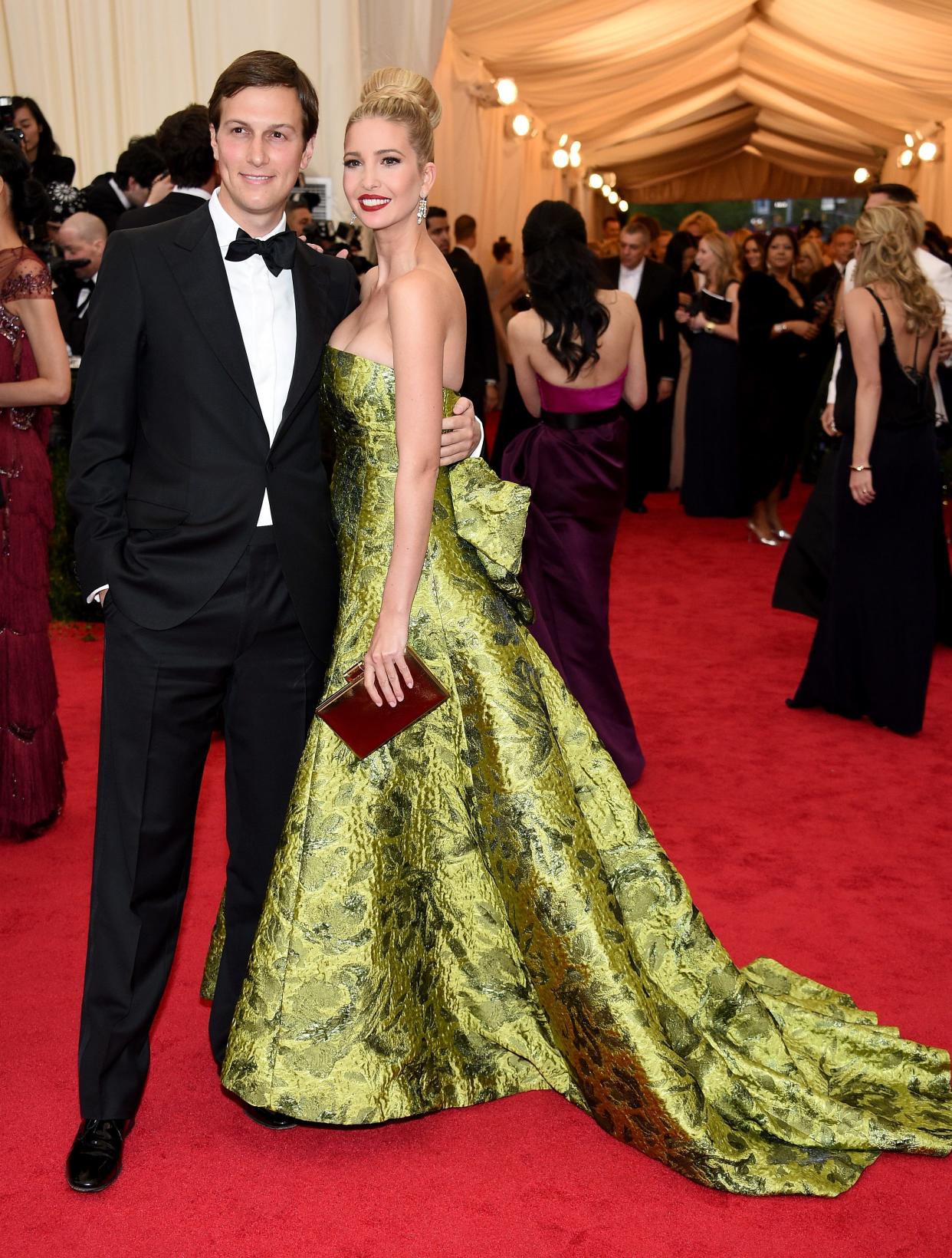 Ivanka Trump and Jared Kushner at the Met Gala in 2014