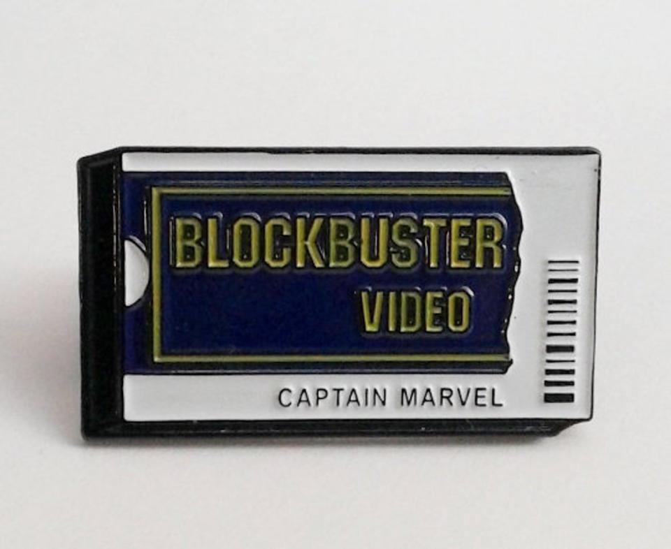 Captain Marvel Blockbuster Pin (Photo: Etsy)