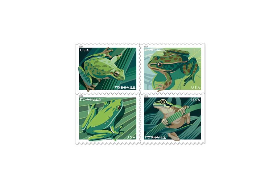 USPS Frog Stamps