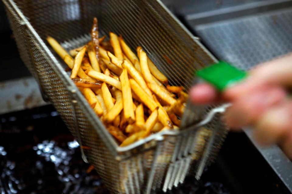 New York Fries are made with Idaho potatoes.