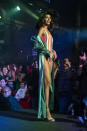 Laranya Kumar competing in the swimwear segment during the 2019 Miss Universe Singapore at Zouk.