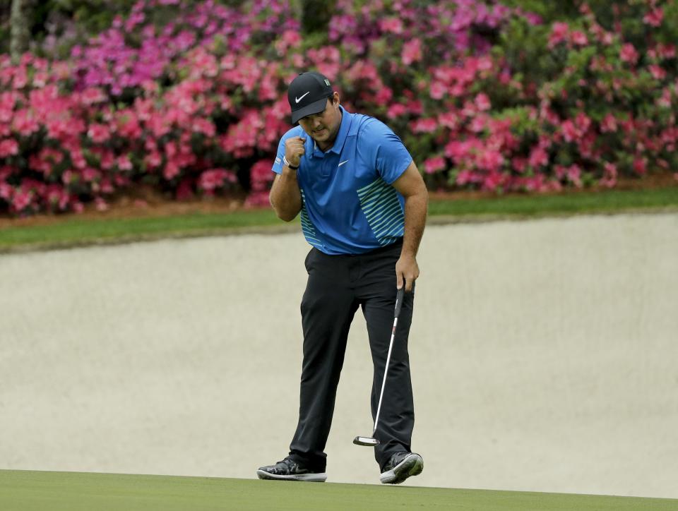 Patrick Reed is loving life now, but will he win a green jacket? (AP)