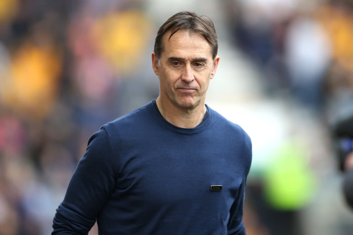 Julen Lopetegui’s future at Wolves is up in the air  (PA Wire)