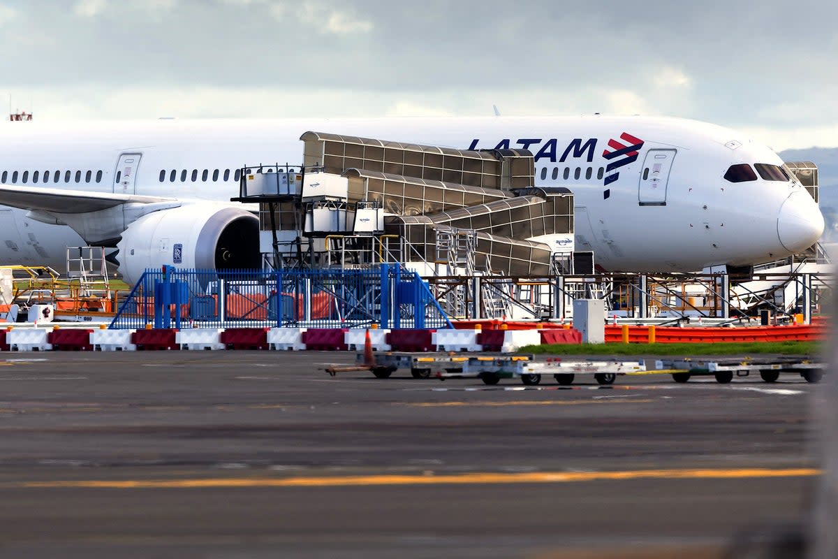 The FAA has ordered operators to inspect all Boeing 787 Dreamliners after a LATAM Airlines flight violently dropped midair in March (AFP via Getty Images)