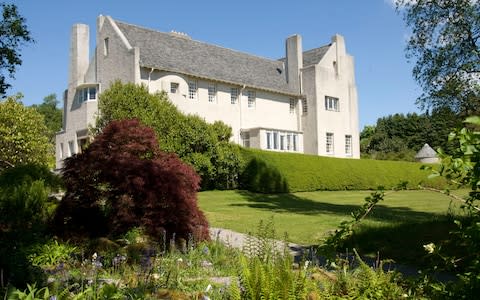 Photo issued by the National Trust for Scotland of The Hill House in Helensburgh - Credit: PA